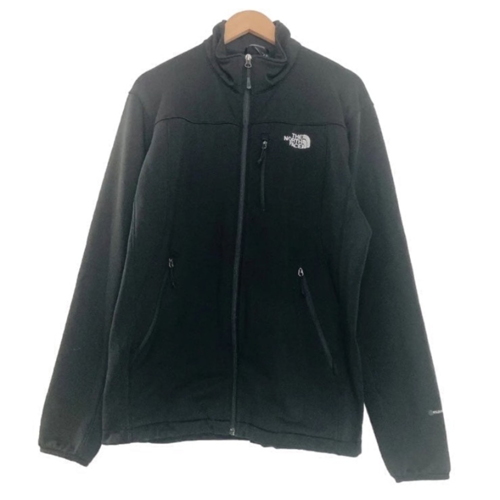 The North Face Black Flashdry Full Zip Jacket Men Sz L Outdoor Gorpcore Athletic